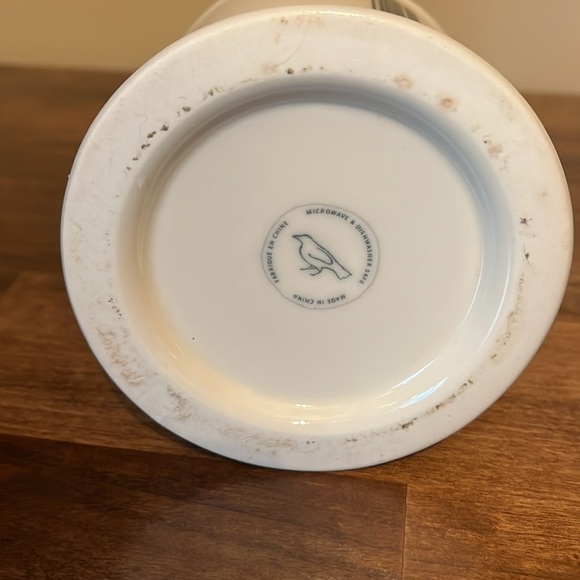 Anthropologie Initial Letter Coffee Tea Mug Set 4 L O V E LOVE Monogram - Picture 5 of 13